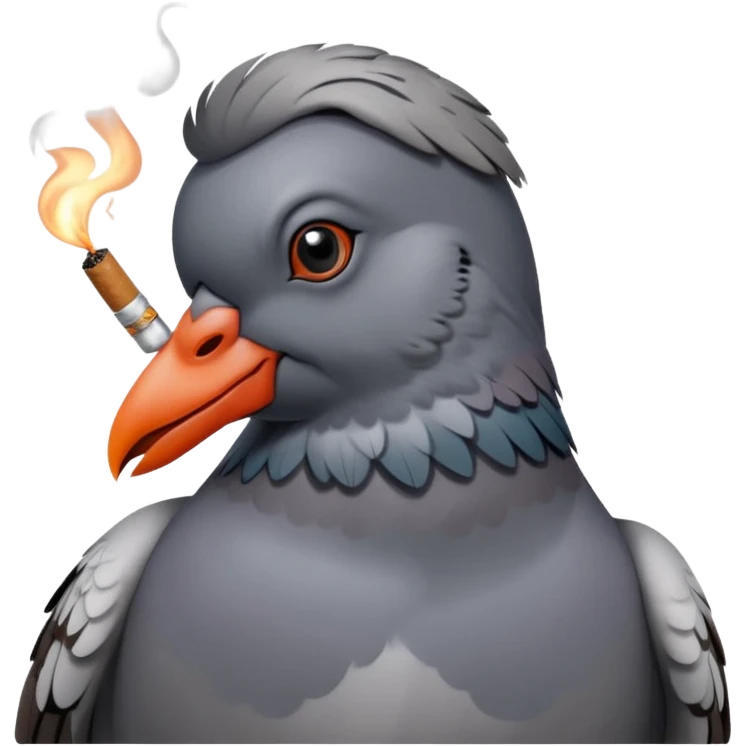emoji pigeon qui fume emoji