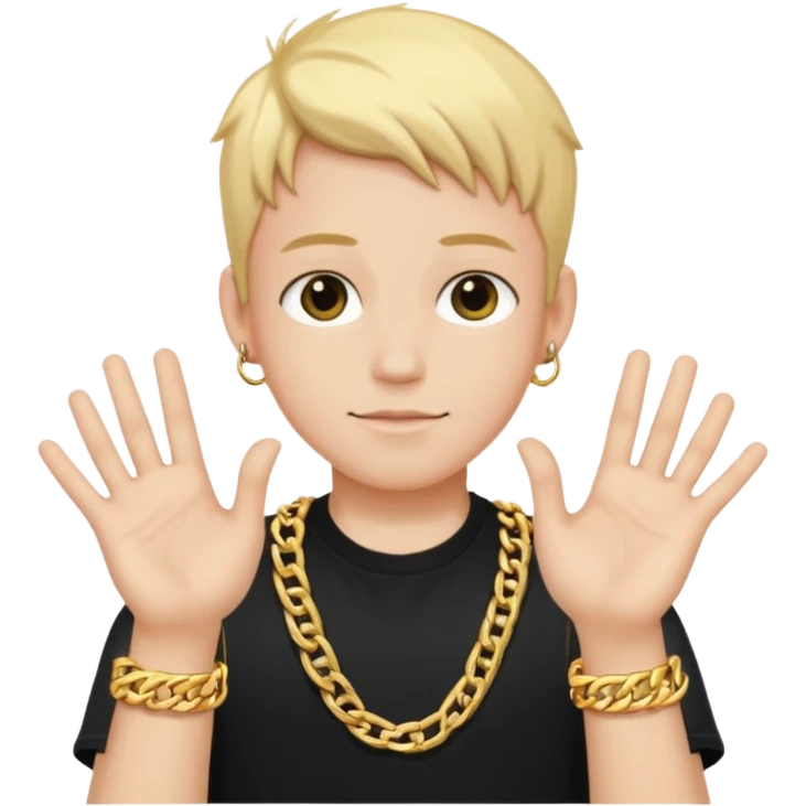 Le signe Jul avec les mains emoji