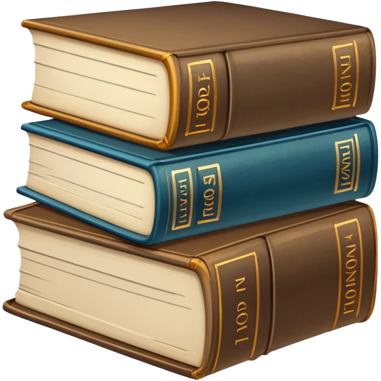 стопка книг  emoji