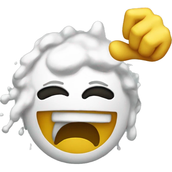 emoji throwing up emoji