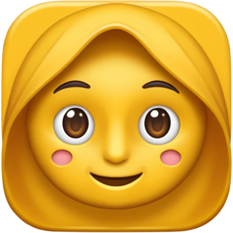 ایموجی شکلک با تم صورتی کم رنگ با تزئینات اکلیلی emoji