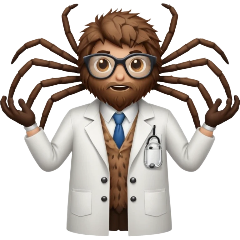 spider in a lab coat emoji