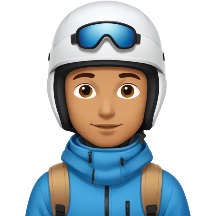 Snowboarding man emoji