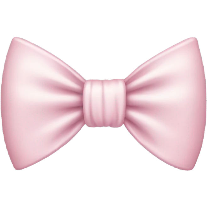 pale pink bow with skull in the middle emoji