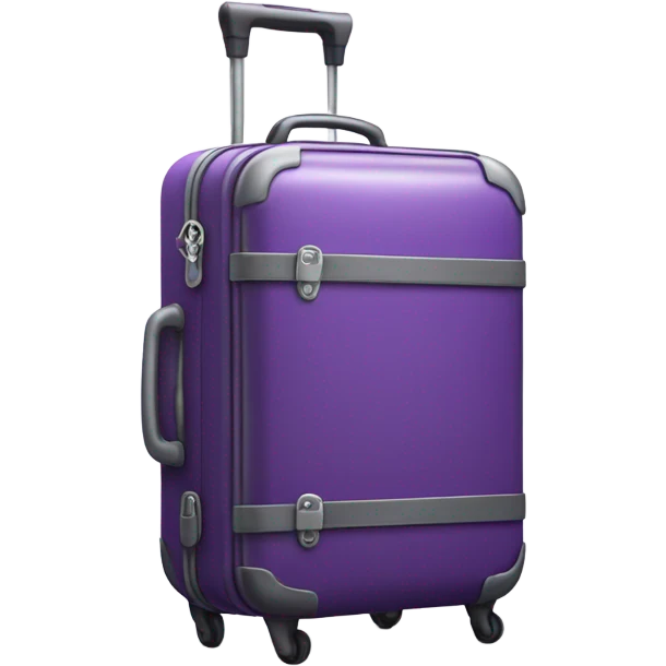 purple suitcase emoji