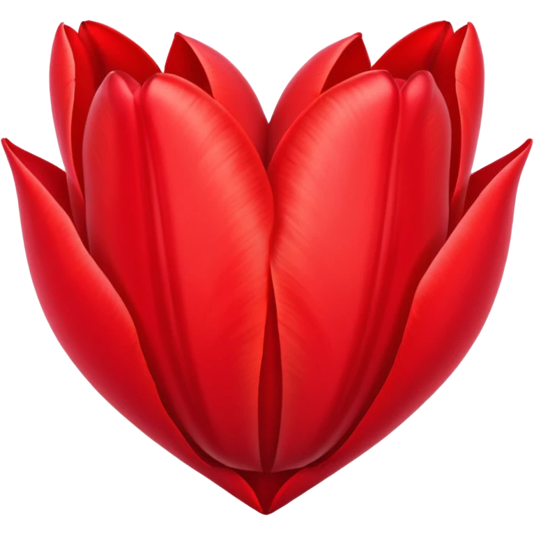 tulip themed heart emoji