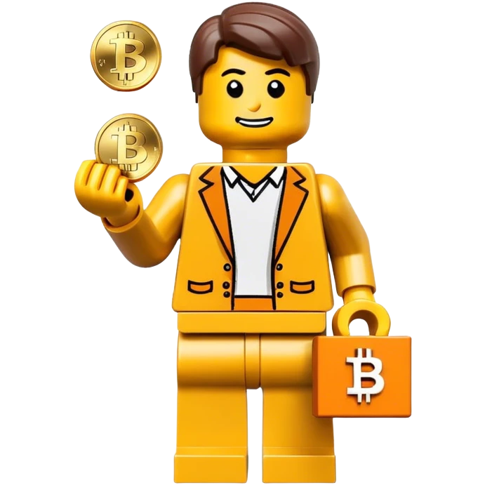lego homme bitcoin emoji