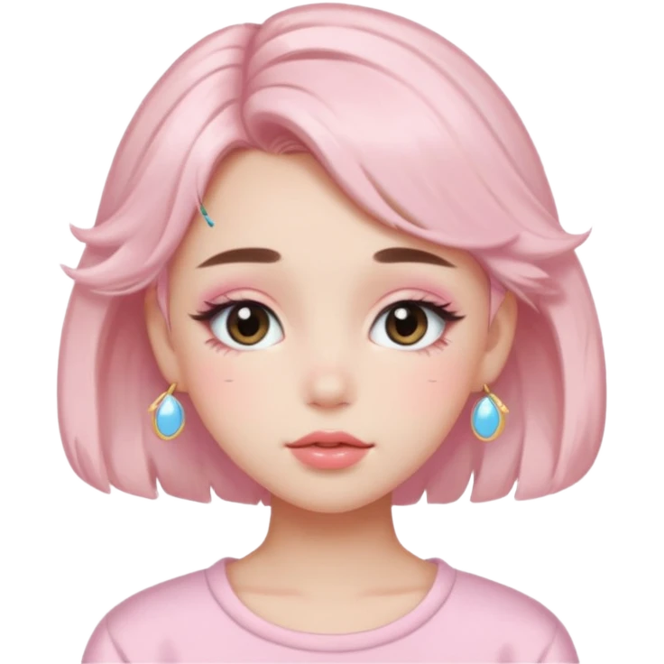  Soft Girl
Origin: TikTok/Western

Key Features: Pastel blush, gloss or tinted balm, fluffy brows, shimmery lids, small hair clips or pigtails.

Vibe: Playful, sweet, pastel-saturated cuteness — very Y2K meets kawaii.

Signature Trick: Emphasizes youthful, doll-like features with lots of pink. emoji