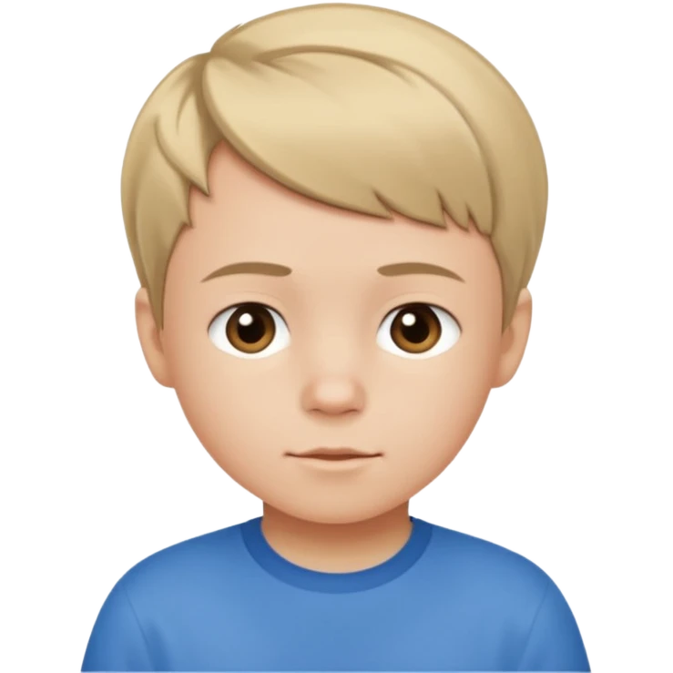 short hair child emoji