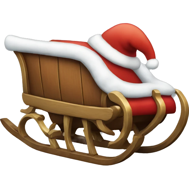 Santa’s sled emoji