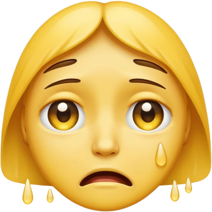 crying face emoji, expressive and clear emoji