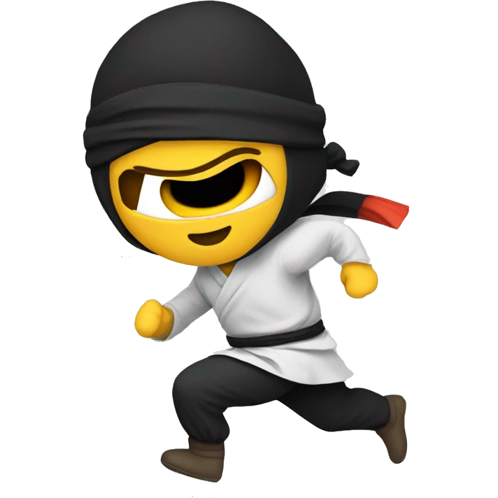 Ninja running emoji