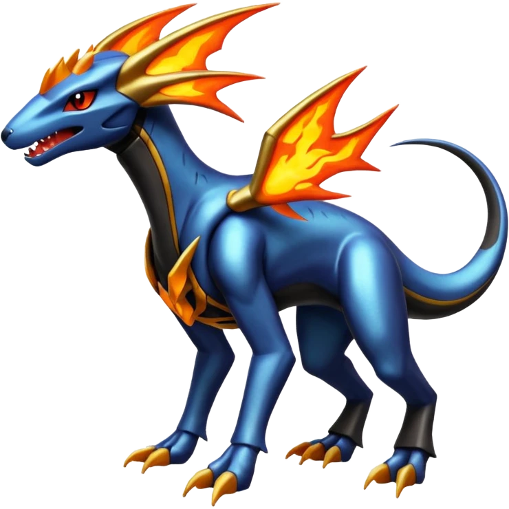 Houndoom-Salandit-Dialga-Genesect-Pokémon-Fakémon-hybrid-creature emoji