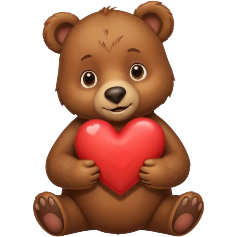 A bear that says I love you so much stephanie emoji