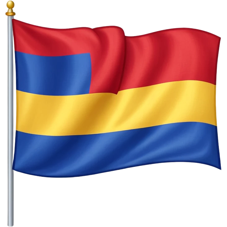 The flag of melaka from malaysia emoji