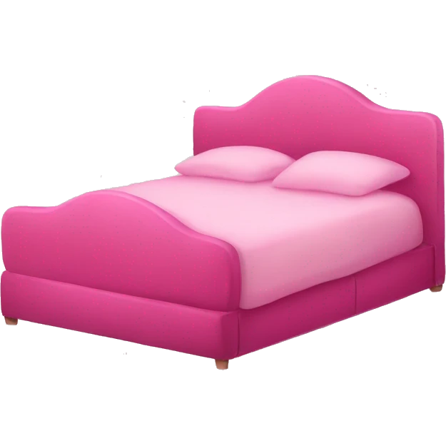 Pink bed emoji