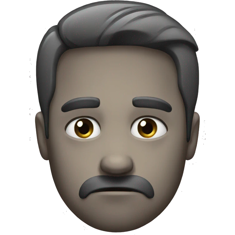 Sad and disappointed  emoji