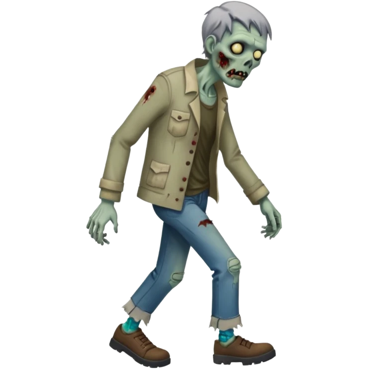 A zombie emoji