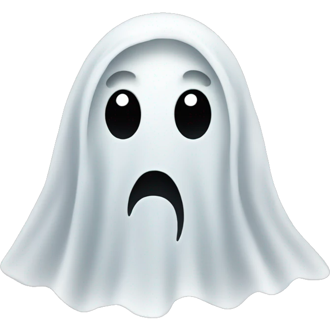 Ghost face emoji