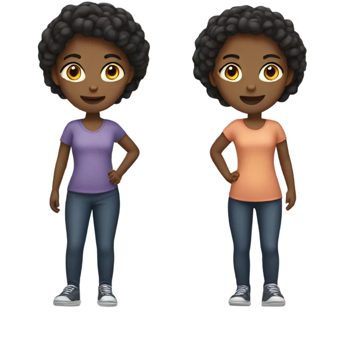 Two girls emoji