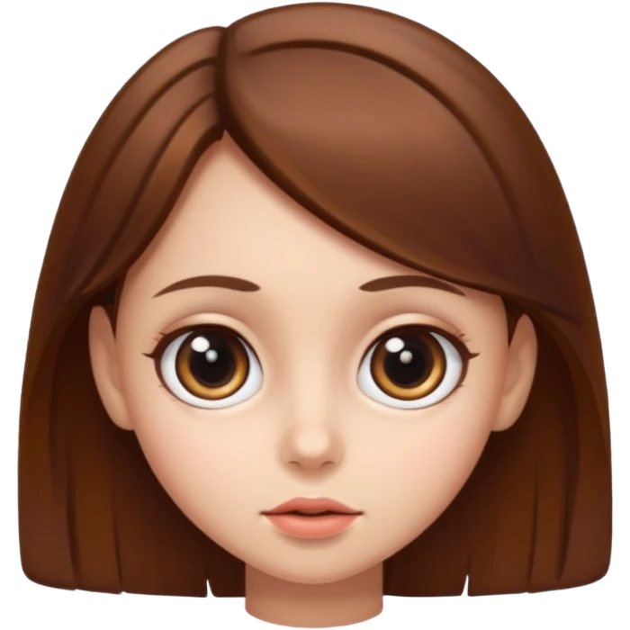 Big eye girl emoji