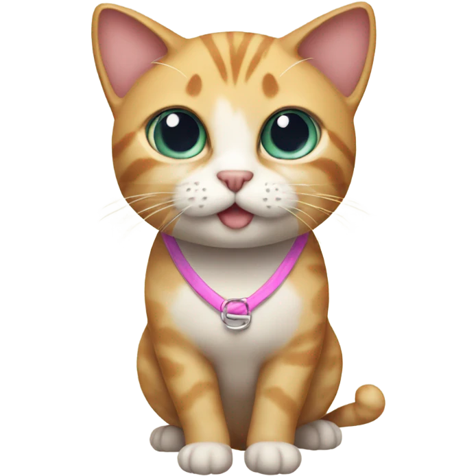 Cat wearing bikini emoji