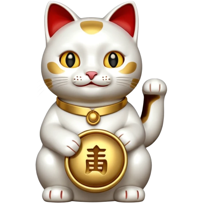 No! A lucky cat! emoji