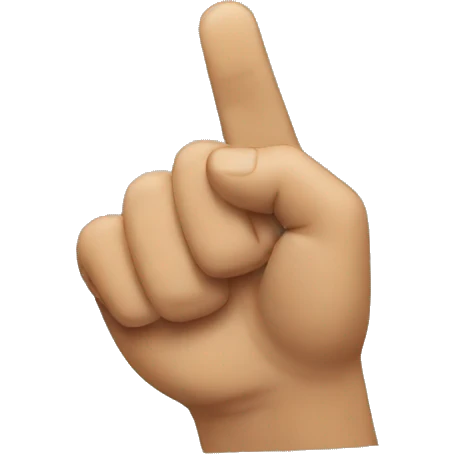 pointing emoji emoji