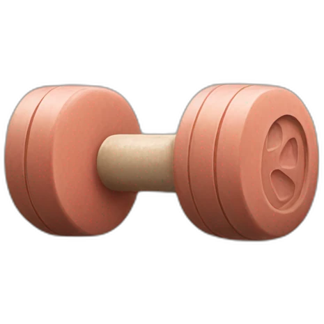 edible dumbbell emoji