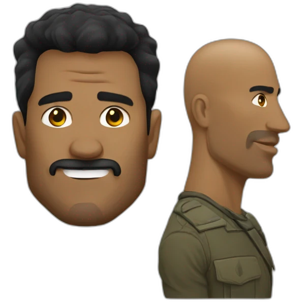 Staline with the rock emoji