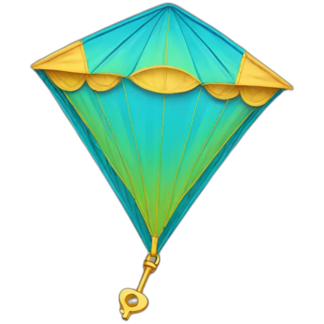 kite with a key emoji