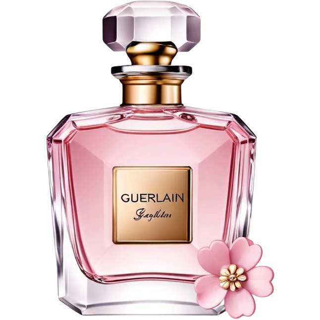 Guerlain parfume pink sakura emoji