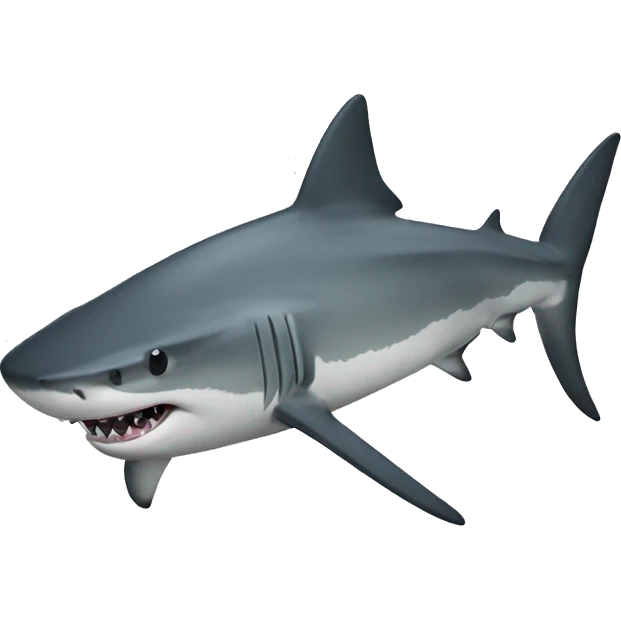 Tiger shark  emoji