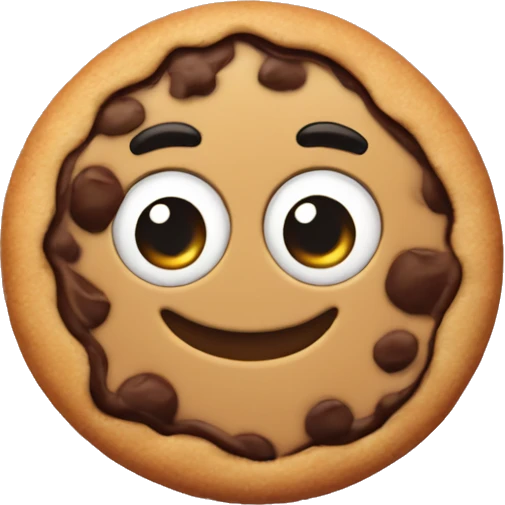 a racoco cookie emoji