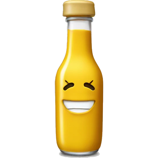 Mustard bottle  emoji