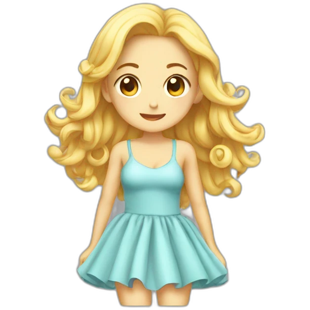 emote cute adorable sexy dress navel emoji