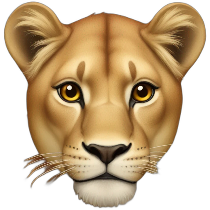 Red lioness emoji