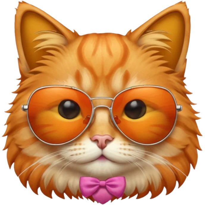 Cat wearing sunglasses emoji
