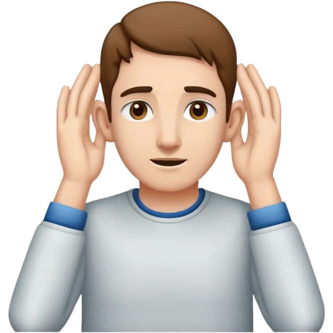 I can’t hear you  emoji