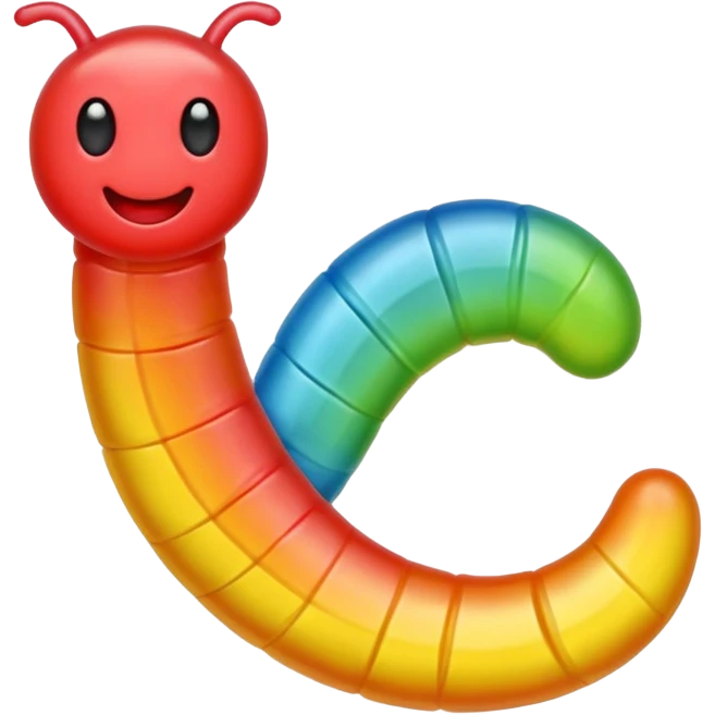 gusano de gomita emoji