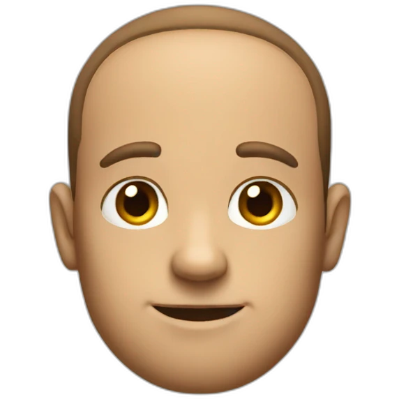 big-forehead-smart emoji