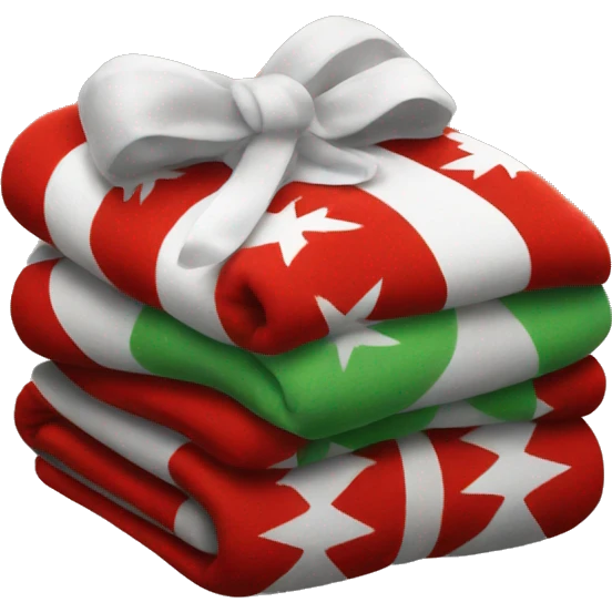 Christmas blanket emoji