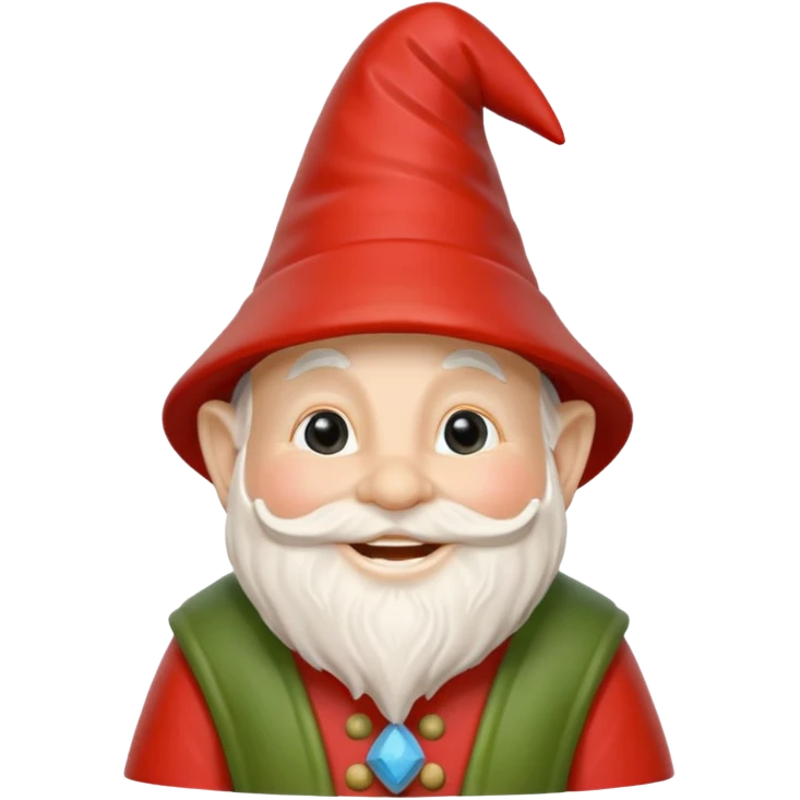 garden ornamental gnome red emoji