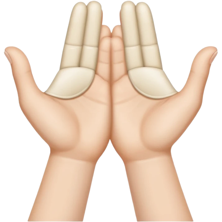 тишина в ладонях emoji