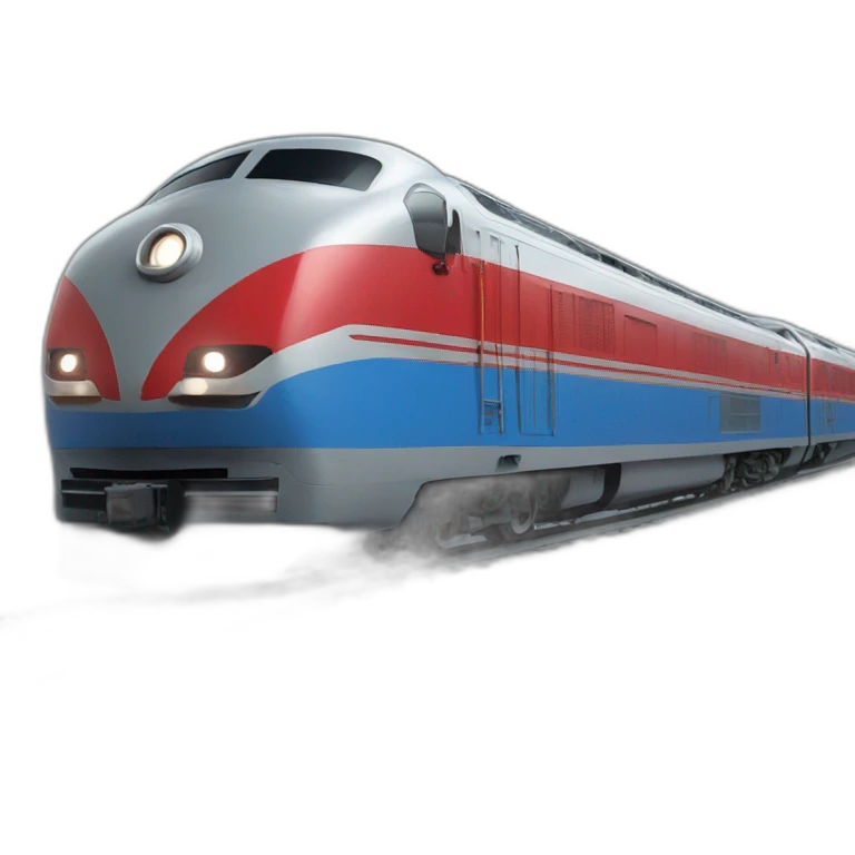 train gris rouge bleu emoji