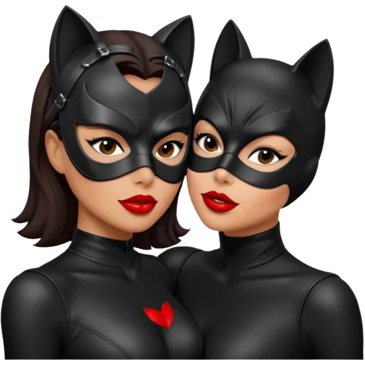 Cat woman sexy manda beso  emoji