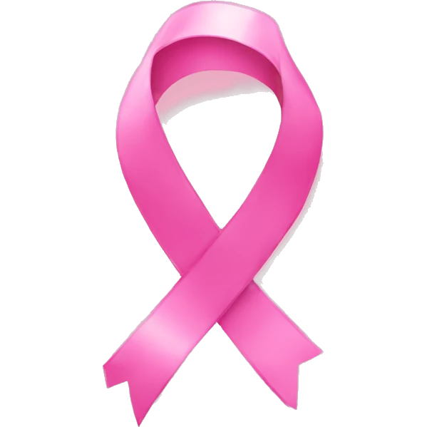 Pink ribbon emoji
