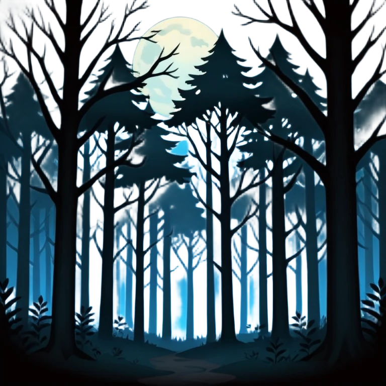 forest nigth emoji