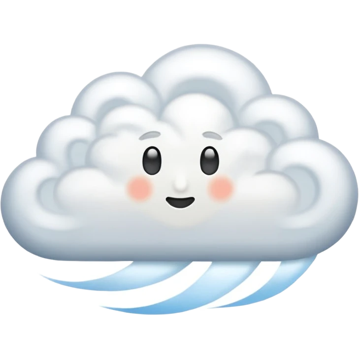 blowing wind emoji