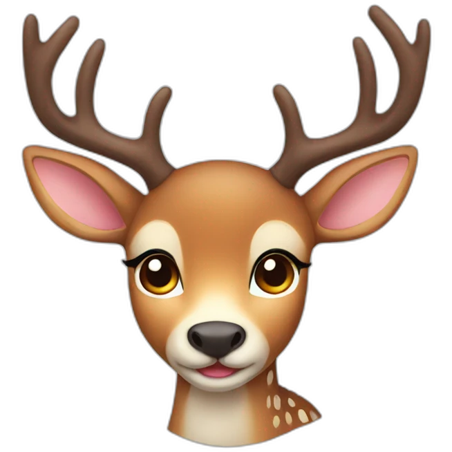 cute deer emoji